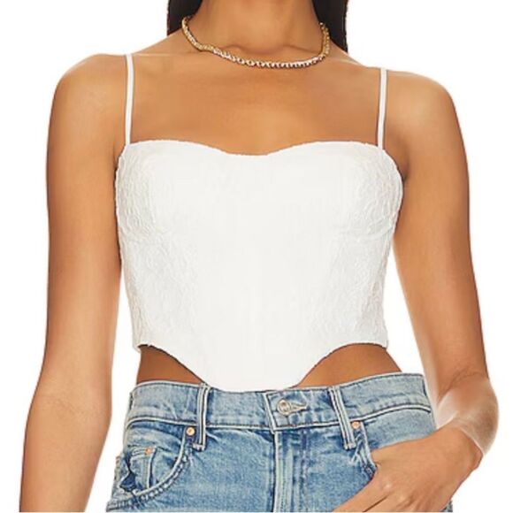 Bardot Luminary Corset in Orchid White Size 4 - Picture 2 of 8